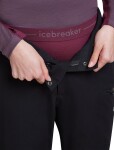 Dámské merino spodky ICEBREAKER Wmns ZoneKnit 200 Leggings, Dark Berry velikost: M