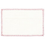 GREEN GATE Vyšívaný povlak na polštář Xmas Letter white 30 × 50 cm, bílá barva, textil