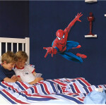 Samolepka Spiderman na zdi