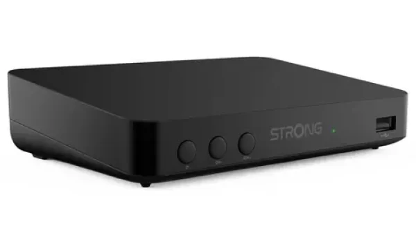 STRONG SRT 8208 černá / Digitální tuner DVB-T/T2 / FHD / USB / HDMI / SCART / RCA (SRT8208)