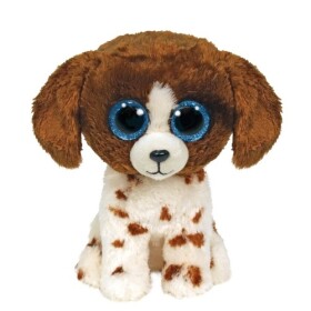 Beanie Boos Muddles hnědo-bílý pes 24 cm