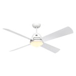 CasaFan CLASSIC ROYAL 180 BA Lack weiß/lichtgrau stropní ventilátor, 66 W, (Ø x v) 180 cm x 305 mm, hnědá (matná), 51802