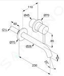 IDEAL STANDARD - ProSys Set předstěnové instalace, klozetu a sedátka Strada II, tlačítka Oleas M2, Aquablade, SoftClose, chrom ProSys80M SP99