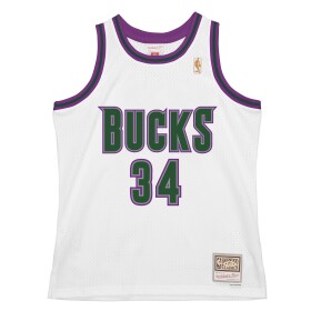 Mitchell & Ness Pánský dres Milwaukee Bucks NBA Ray Allen #34 1996-97 Swingman - Bílá Velikost: S