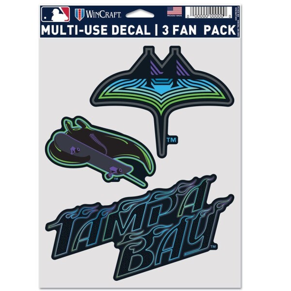 Samolepka Tampa Bay Rays MLB City Connect Multi-Use Set (3 ks)% 1 ks