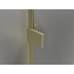 MEXEN/S - Lunar L sprchový kout dveře křídlové pravá 90 x 90, transparent, zlato kartáčovaná 834L-090-090-55-00-P