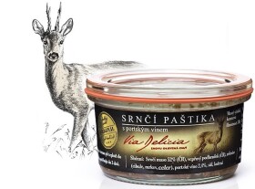 Via Delicia - srnčí paštika s portským vínem 130g