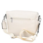 Módní dámská koženková ledvinka/crossbody Pola, béžová