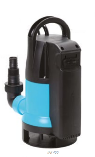 Drenážní ponorné čerpadlo s integrovaným plovákem IBO IPK 400, 230V, 0,4kW