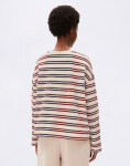 Armedangels Iconic Å Frankaa Bold Sweatshirt 3756 undyed-velvet red-soft blue S