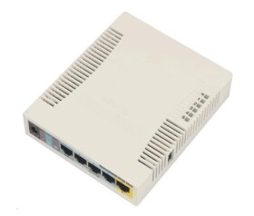 MikroTik RouterBOARD RB951Ui-2HnD, 600MHz CPU, 128MB RAM, 5x LAN, integr. 2.4GHz Wi-Fi, vč. L4 licence EDF_1015333