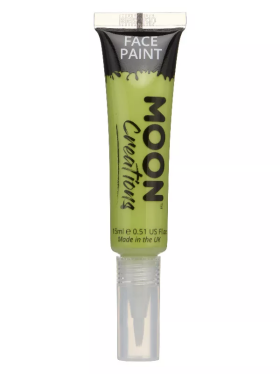 Ptakoviny.cz Líčidlo na tělo - Moon Creations - Světle zelené se štětečkem 15ml