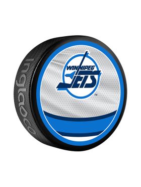 Inglasco / Sherwood Puk Winnipeg Jets Reverse Retro Jersey 2022 Souvenir Collector Hockey Puck