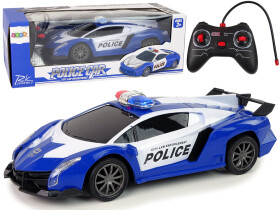 Mamido Policejní auto na dálkové ovládání R/C 1:16 modré