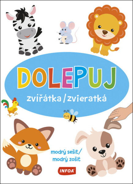 Dolepuj modrý modrý zošit