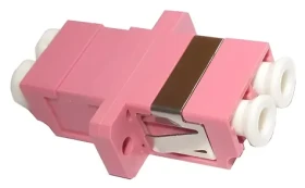 XtendLan LC-LC duplex adaptér OM4 fialová / Optický adaptér / Multimode / Duplex / Do optických rozvaděčů (ADR-LC2LC-MM-OM4)