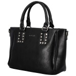 Trendy dámská koženková kabelka do ruky Liliane, černá