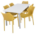 TOOMAX ITALIA DINING plastový stůl - světle šedá