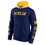 Fanatics Pánská mikina Michigan Wolverines NCAA Colorblock Badge Hoodie Velikost: S