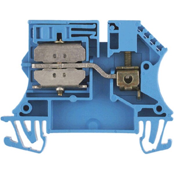 W-Series, Neutral conductor disconnect terminal, Rated cross-section: 4 mm&sup2;, Busbar connection, Direct mounting Weidmüller WNT 4 10X3, modrá, 100 ks