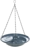 TRIXIE Závěsná keramická miska na vodu modrá / Napáječka pro ptáky / 550 ml / O 26 cm (TX-55520)