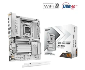 ASRock X870 Challenger WiFi bílá / Základní deska / AMD X870 / DDR5 / SATA III RAID / USB4 / 2.5G LAN / Wi-Fi 7 / sc.AM5 (X870 CHALLENGER WIFI WHITE)