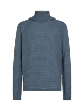 ICEBREAKER Mens Merino 400 RealFleece Grid Pulover Hoodie, Abyss velikost: XXL