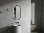 Zrcadlo se senzorem SAT Aurum 40x80 cm rose gold SATZAUR4080BRG SATZAUR4080BRG