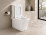 CERANO - WC kombi Hugo, Vortex - vírové splachování + Slim/SoftClose sedátko - spodní/zadní odpad - bílá lesklá - 62x37,5 CER-680358