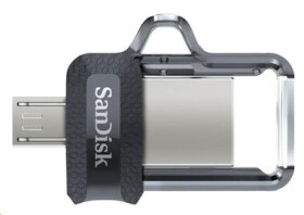 SanDisk Ultra Dual M3.0 128 GB černá / Flash Disk / USB-A 3.0 MicroUSB 2.0 / čtení: 130 MBs (SDDD3-128G-G46)