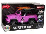 Mamido Terénní autíčko Surfing 1:14 s třecím pohonem růžové