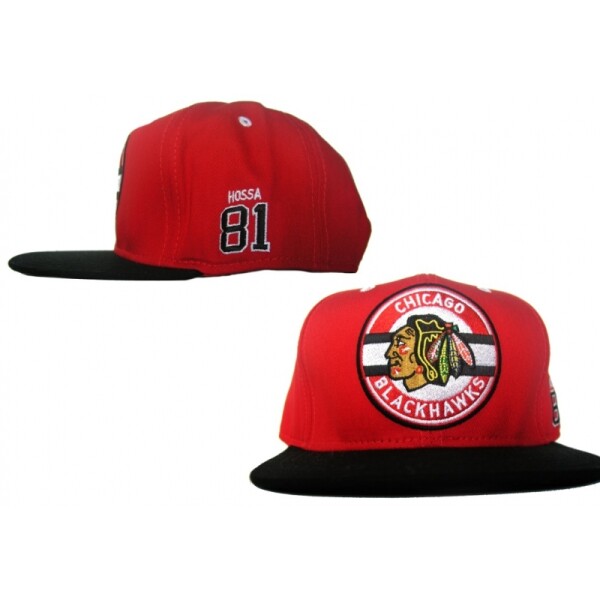 Reebok Pánská kšiltovka - #81 -Hossa -Chicago Blackhawks NHL - Snapback - poslední kusy