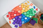 Connetix Connetix Tiles - Magnetická Stavebnice Duhová XL 102 ks
