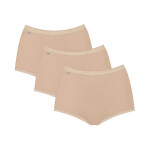 Dámské kalhotky 3 pack Basic maxi beige - Sloggi béžová XXL