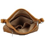 Trendy dámská koženková crossbody Laka, žlutá