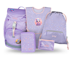 5 SET Airy Mazlíčci: batoh, penál, sáček, zástěra, peněženka