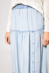 Monnari Maxi sukně Šaty lemem pase Modrá