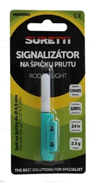 Suretti Signalizátor záběru s baterií na špičku prutu / Signalizátor záběru / na baterii