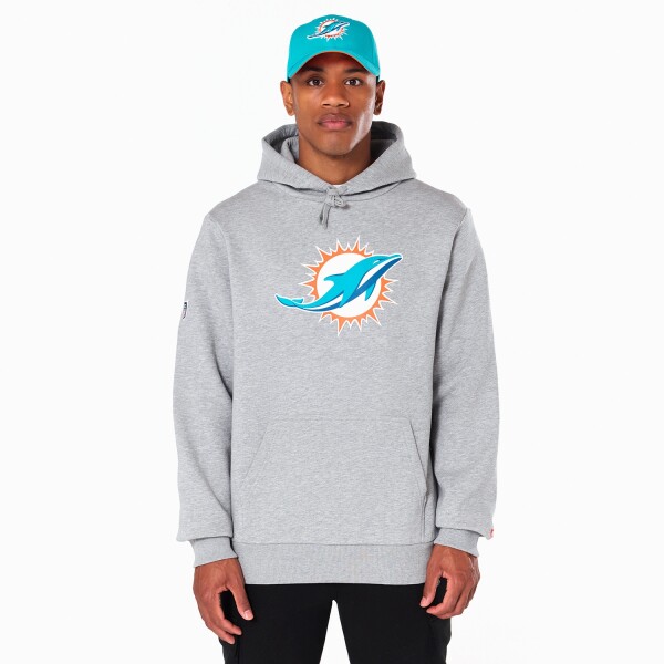 New Era Pánská mikina Miami Dolphins NFL Logo Hoodie Sweatshirt Velikost: S