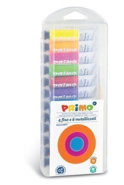 Temperové barvy PRIMO 12 12 ml, metalické