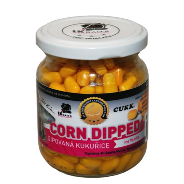 LK Baits Dipovaná kukuřice 220ml,LK Baits Dipovaná kukuřice 220ml