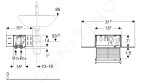 GEBERIT - Příslušenství Souprava pro hrubou montáž pro umyvadlové stojánkové baterie, s funkčním boxem pod omítku 116.130.00.1