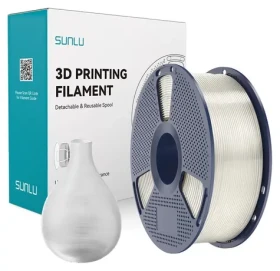 Sunlu PETG filament průhledná / Struna pro 3D tiskárnu / PETG / 1 kg (PETG T)