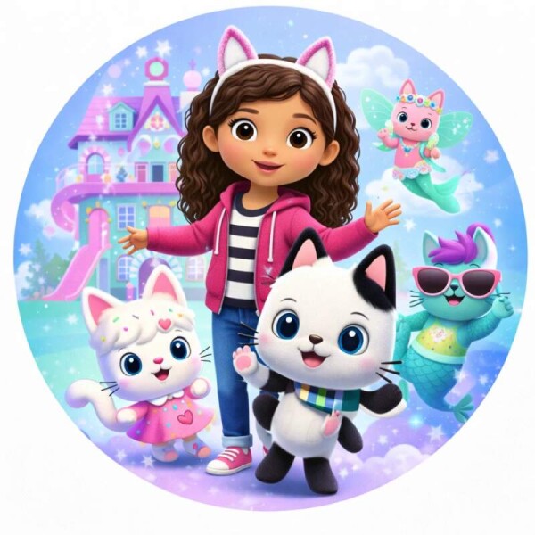 Obrázek Jedlý papír na dort Gabbi