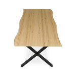 Jídelní stůl 210x100cm, mdf, divoký dub, HT-F4321 OAK