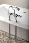 SAPHO - ANTEA připojení pro instalaci vanové baterie na okraj vany (pár), bronz 9856