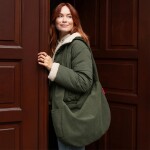 Taška přes rameno Reisenthel Moonbag Cord dark matcha