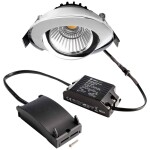 Deko Light 565383 Dione LED vestavné svítidlo, třída F (A - G), LED, pevně vestavěné LED, 8.50 W, chrom