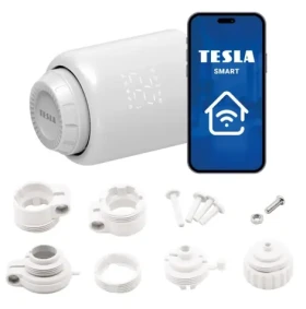 Tesla WiFi SV50 / Termostatická hlavice / WiFi / Chytré vytápění (8595689813406)