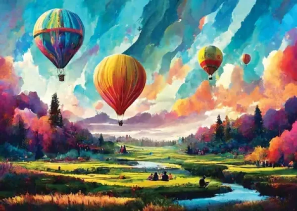 ART PUZZLE 5036 Puzzle Údolí snů